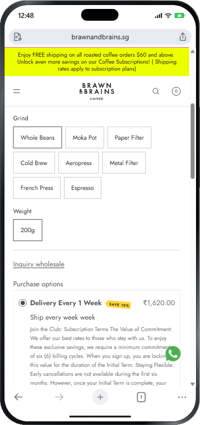 Browsing and filtering — mobile screenshot