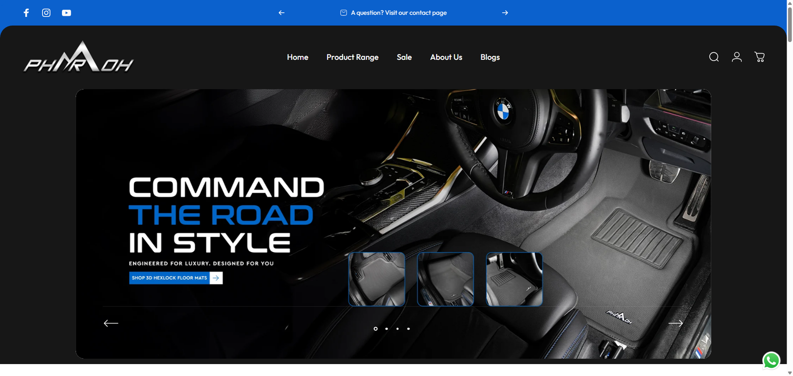 Homepage screenshot