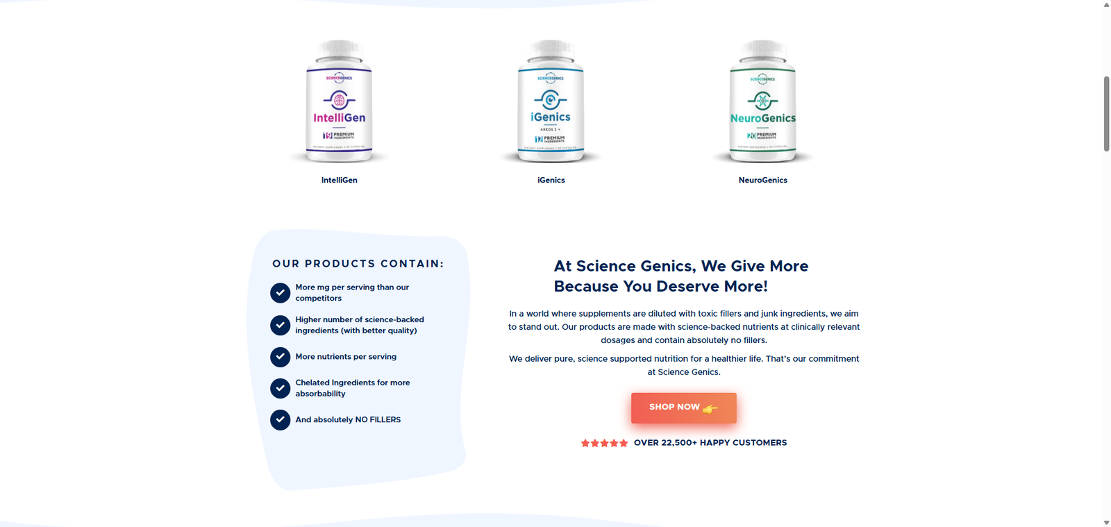 Product detail page screenshot