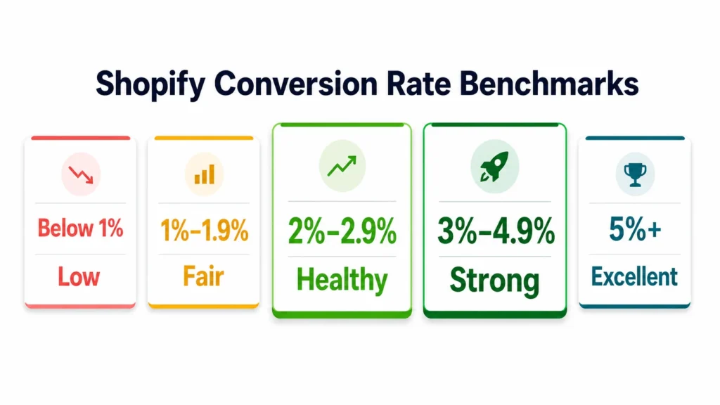 Shopify COnversion Rate Benchmarks