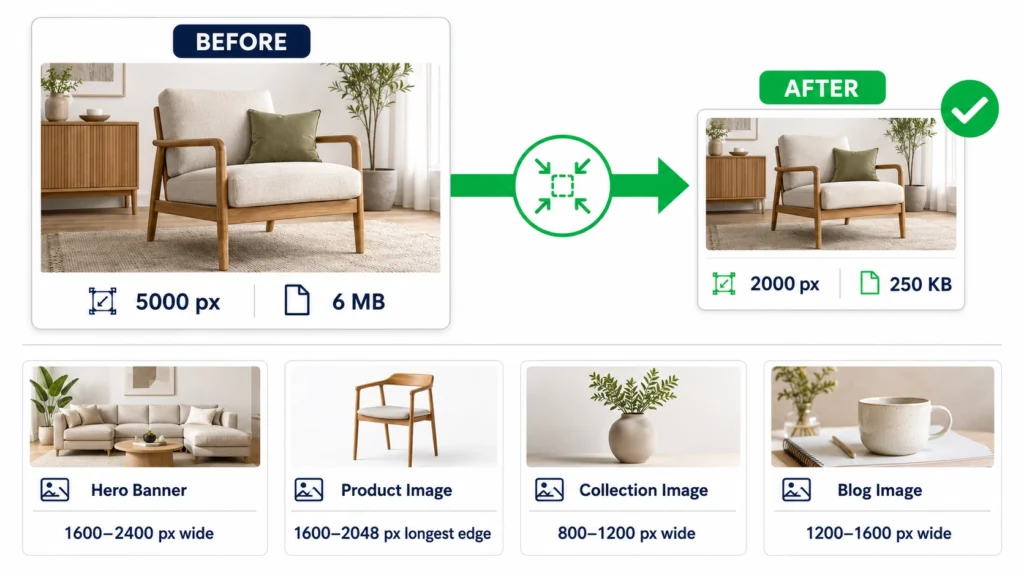 Use the Right Shopify Image Dimensions