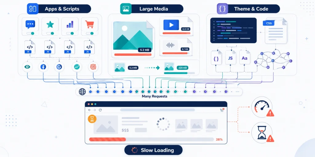 Why Your Shopify Store Speed Score Is Low