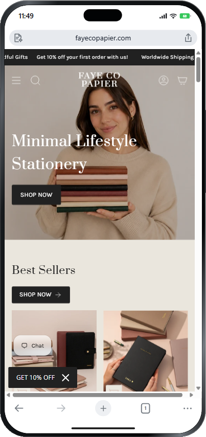 Home on mobile — mobile screenshot