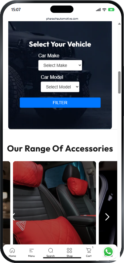 Browsing and filtering — mobile screenshot